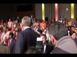 Vincent Peillon face aux parents d'élèves du privé, à Clermont-Ferrand