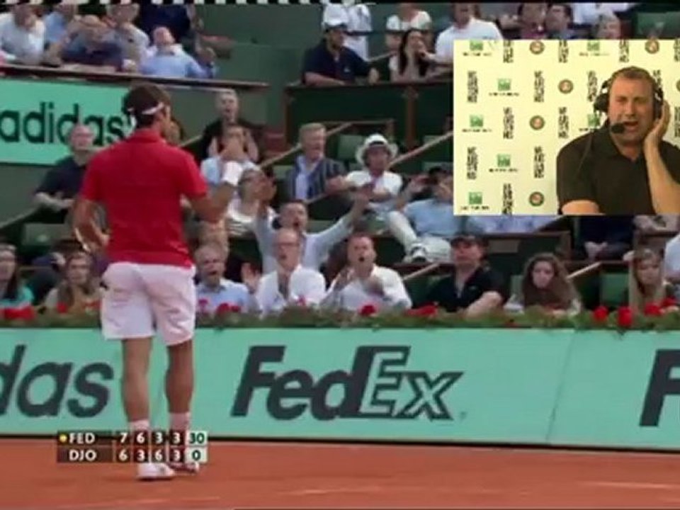 Vendredi 1 juin 2012 - Federer vs Djokovic - Pascal