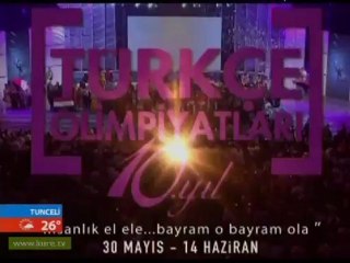 Elazığ açılış 10.Türkçe Olimpiyatı