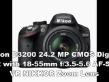 Nikon D3200 24.2 MP CMOS Digital SLR with 18-55mm f 3.5-5.6 AF-S DX VR NIKKOR Zoom Lens | Nikon D3200 Price