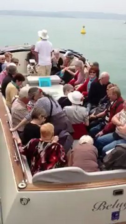 La SHBL en Italie lors d'une balade en bateau à Sirmione
