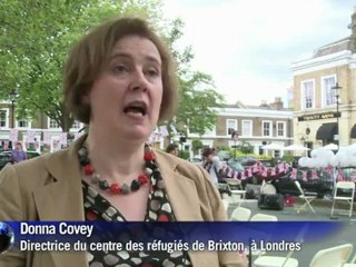 Jubilé d'Elizabeth II: des réfugiés organisent une fête