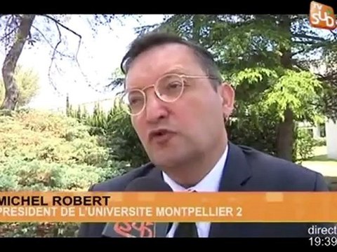 Michel Robert à la tête de l'Université de Montpellier II