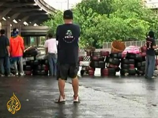 Thai businesses see red over protest