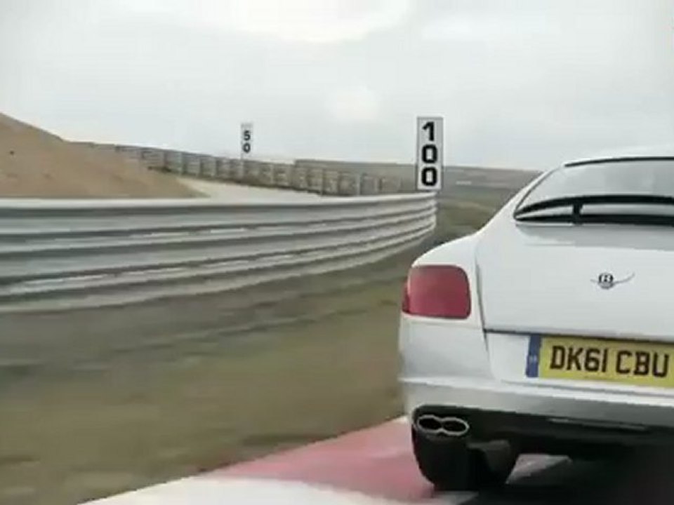 Bentley Continental GT V8 en circuito