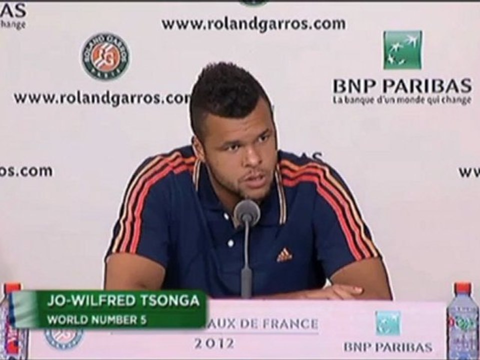 French Open: Tsonga: 'Ich arbeite immer nach dem gleichen Plan'