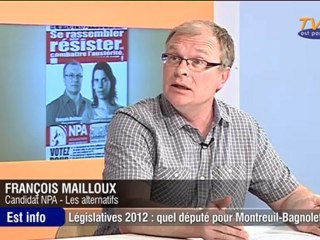 Législatives 2012 - François Mailloux NPA