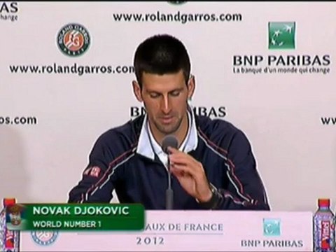 Roland-Garros, 4e tour - Djokovic : Seppi est très solide