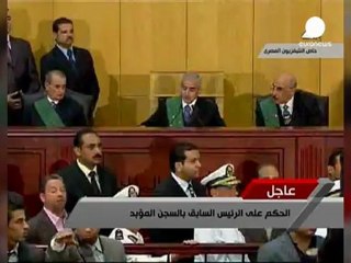 Mübarek müebbet hapse mahkum oldu