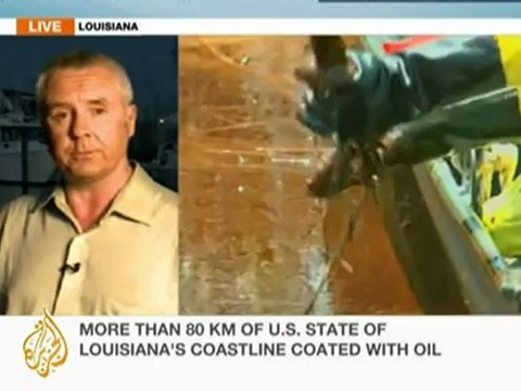 Slick from US oil spill reaches coastland