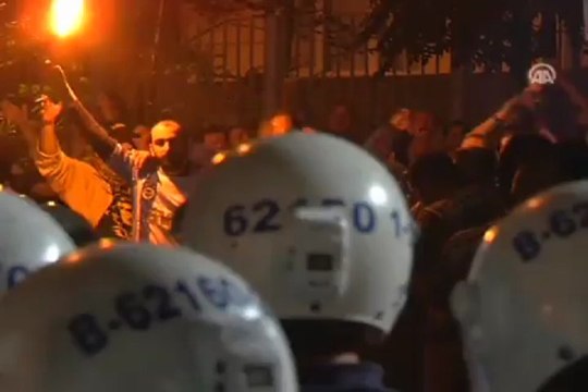 Taraftardan protesto