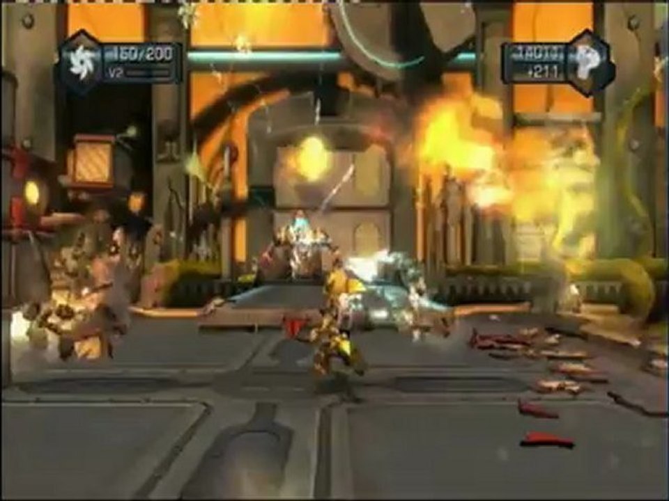 rachet and clank opération destruction(15):  nouvel planete et gadget sympa