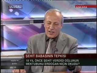 ŞEHİT BABASI MEHMET GENCER'İN ERDOĞAN'A İSYANI