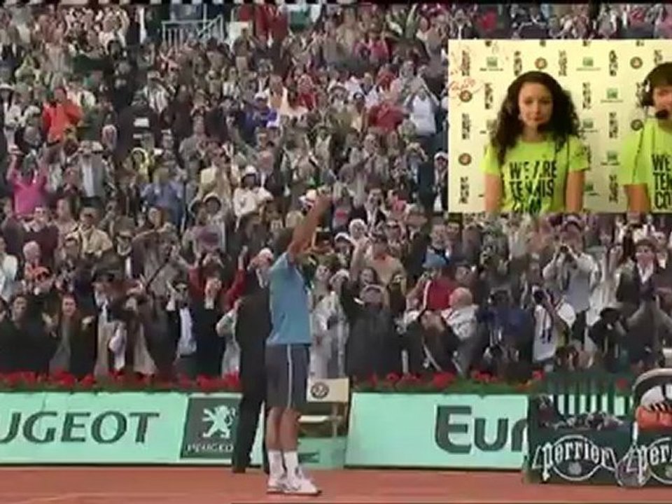 Samedi 2 juin 2012 -Federer vs Soderling - Lucile & Martin