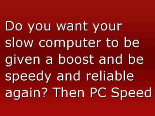 Make your PC Run Faster