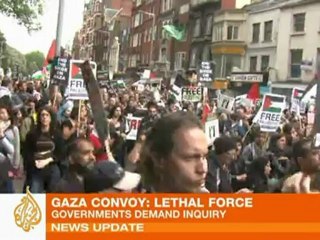 World condemns Israel raid on Gaza aid convoy