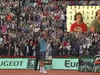 Samedi 2 juin 2012 - Federer vs Soderling - Lucas & Sylvain