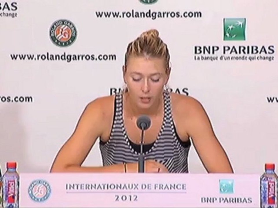 French Open: Sharapova: 'Dafür musst du bereit sein'