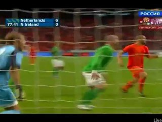 Holland vs Northern Ireland 6:0 Vlaar