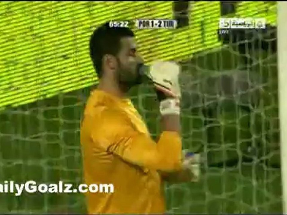 www.dailygoalz.com -  Portugal vs Turkey C.Ronaldo missed penalty
