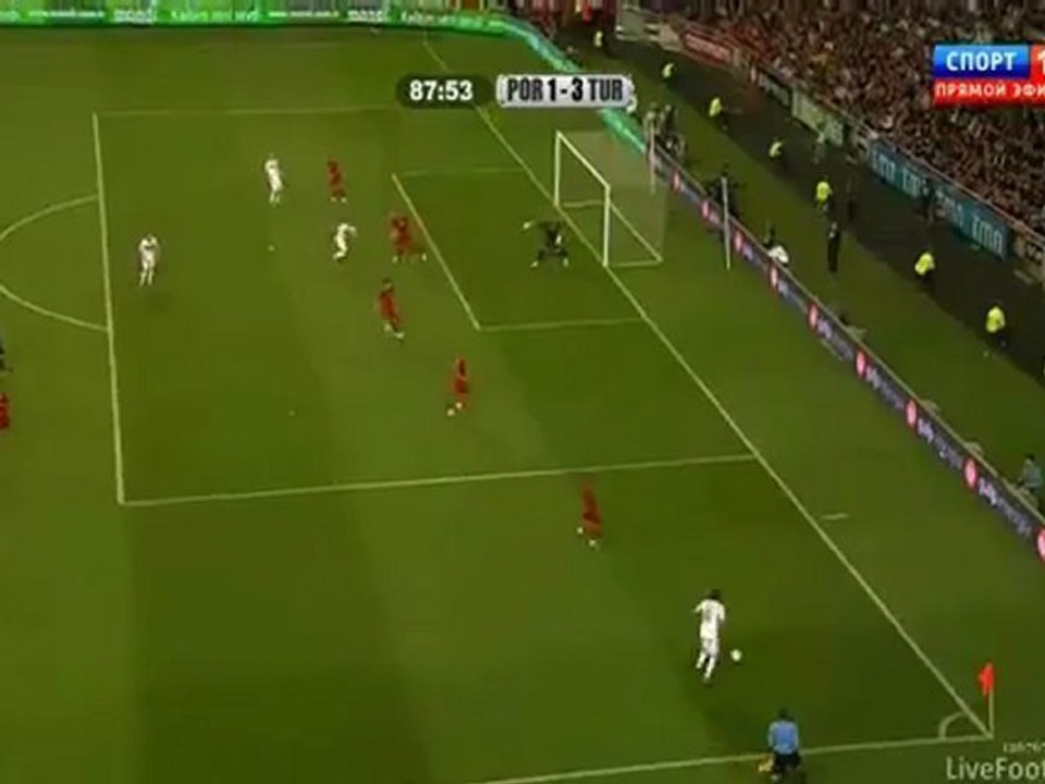 Portugal vs Turkey 1:3 (Pepe own goal)