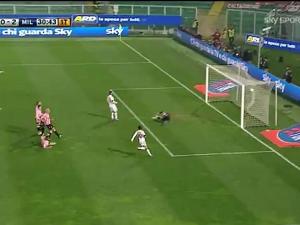 Zlatan Ibrahimovic 2 v Palermo 3 March 2012