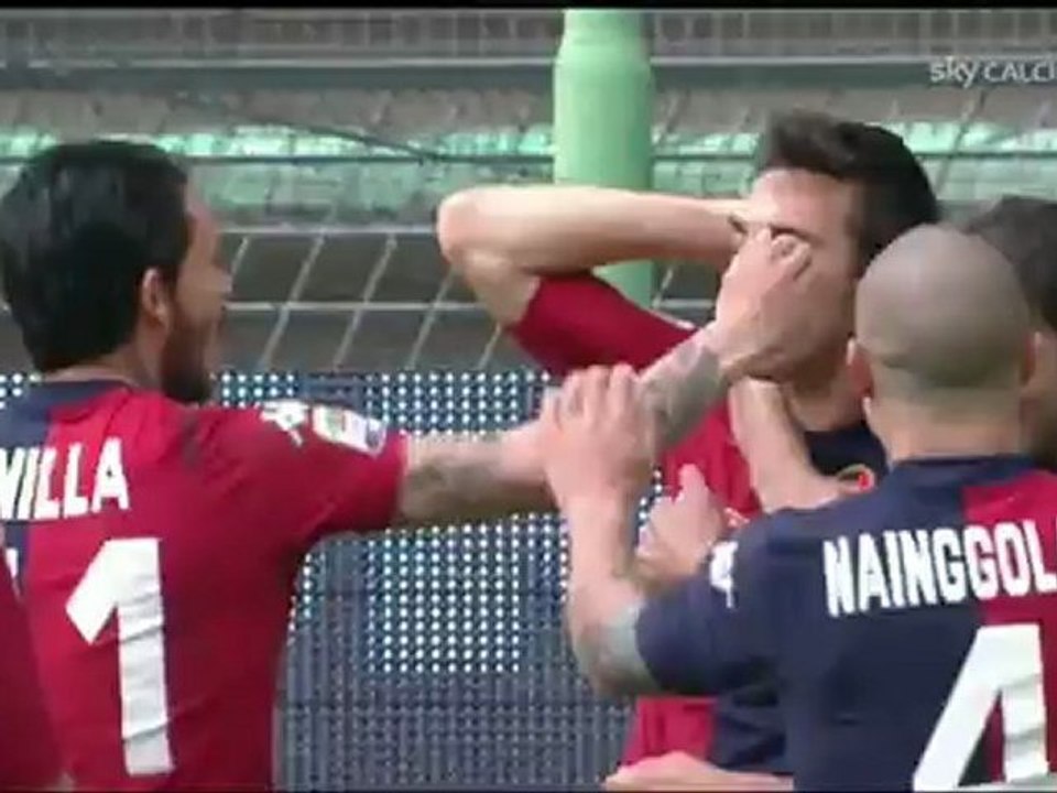 Davide Astori v Inter 7 April 2012