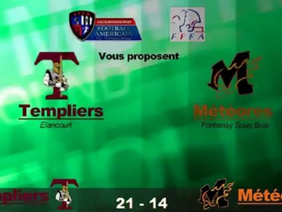 FINALES D2 NORD TEMPLIERS VS METEORES 2/2