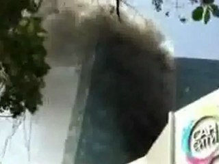 Fire in a Russian highrise