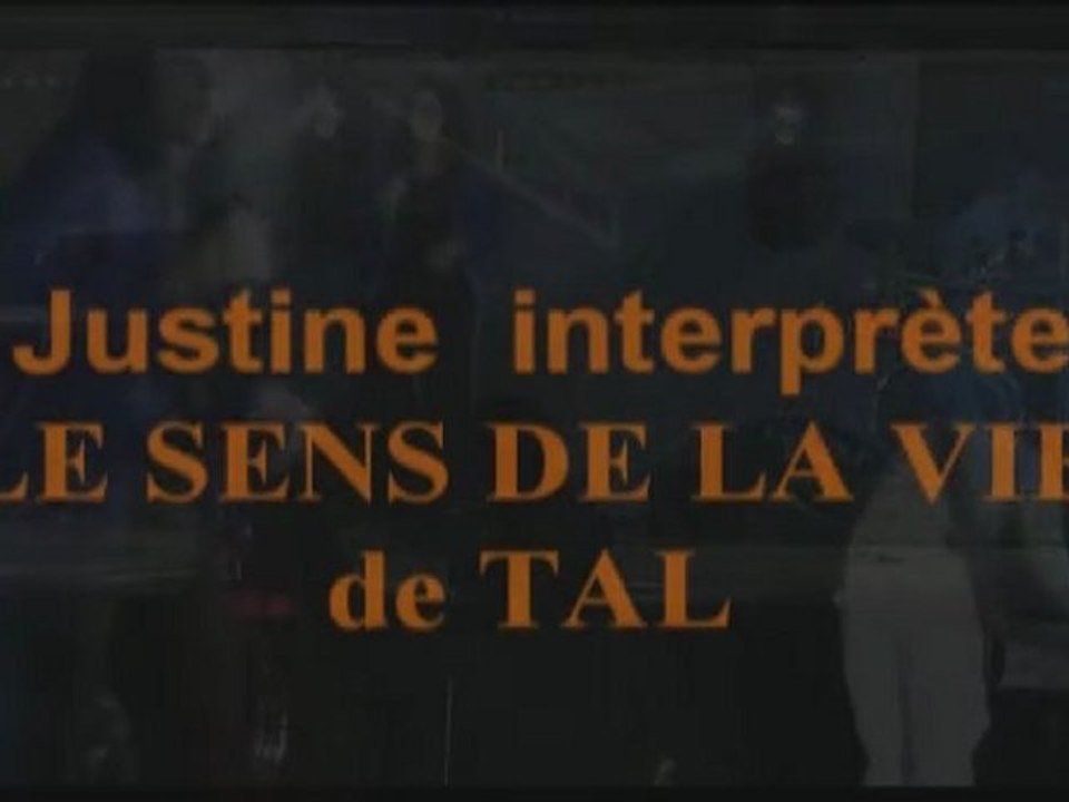 Orchestre Anthracite cover Le sens de la vie de Tal @ orchestreanthracite.free.fr