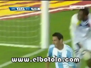 هدف الأرجنتين الرابع ضد الإكوادور