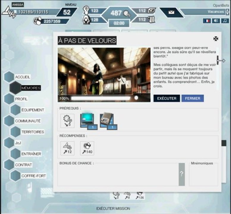 [FB] Assassin's creed Project Legacy - Vacances (FIN)