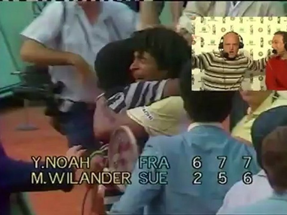 Dimanche 3 juin 2012 - Noah vs Wilander - Hervé & Christophe
