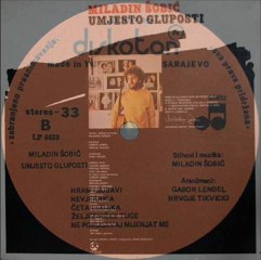 CIPELE NOVE -​ MI­LADIN ŠO­BIĆ (1982)