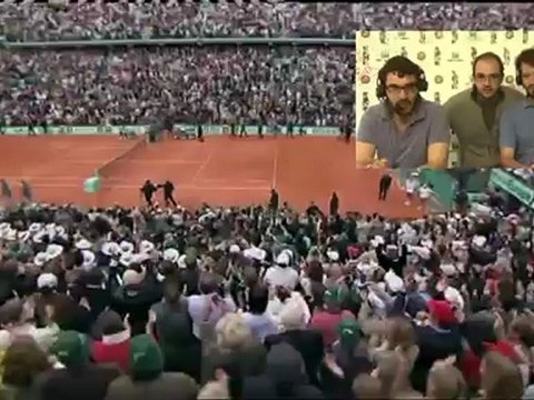 Dimanche 3 juin 2012 - Federer vs Soderling - Sofian & Etienne & Léo