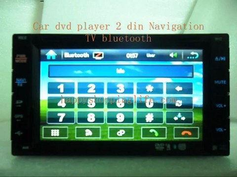 Car dvd player GPS Navigation TV Bluetooth 2 din