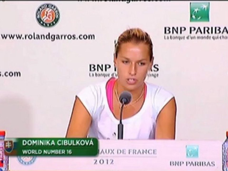 French Open: Cibulkova: 'Ich bin sehr glücklich'