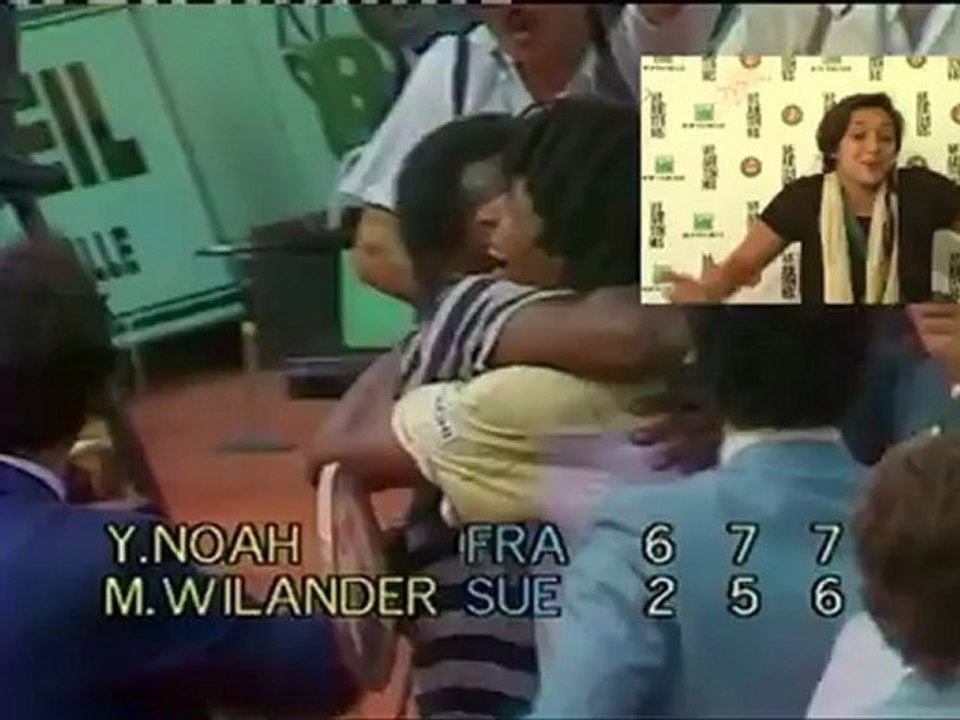 Dimanche 3 juin 2012 - Noah vs Wilander - Samira