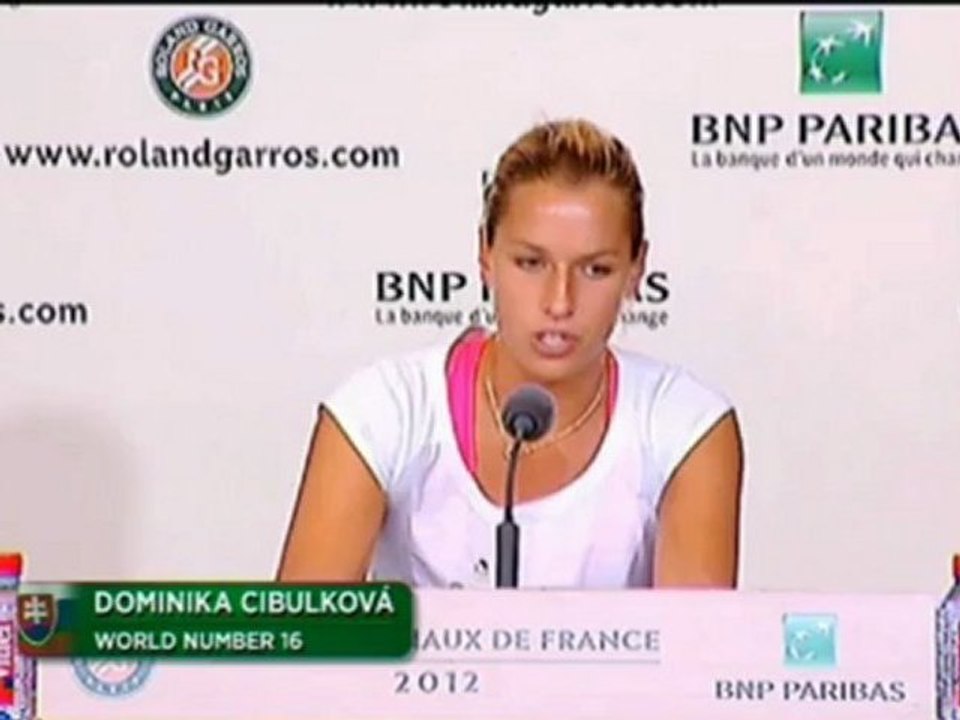 Roland Garros - Cibulkova contenta con su victoria