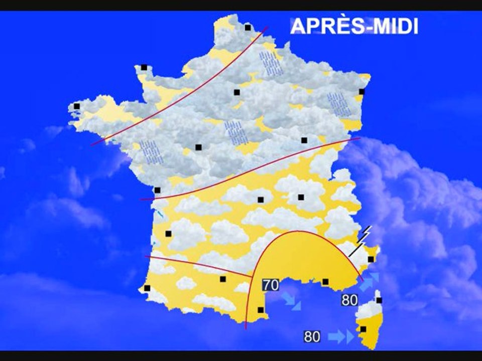 Météo 4 juin 2012: Bilan des orages et prévisions à 7 jours !