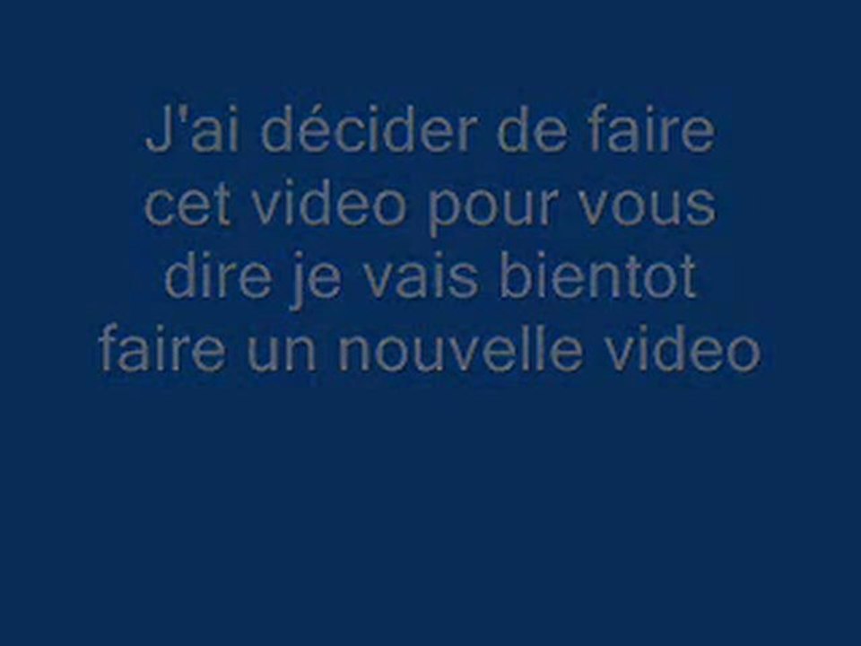 petite info pour mes 400 vues