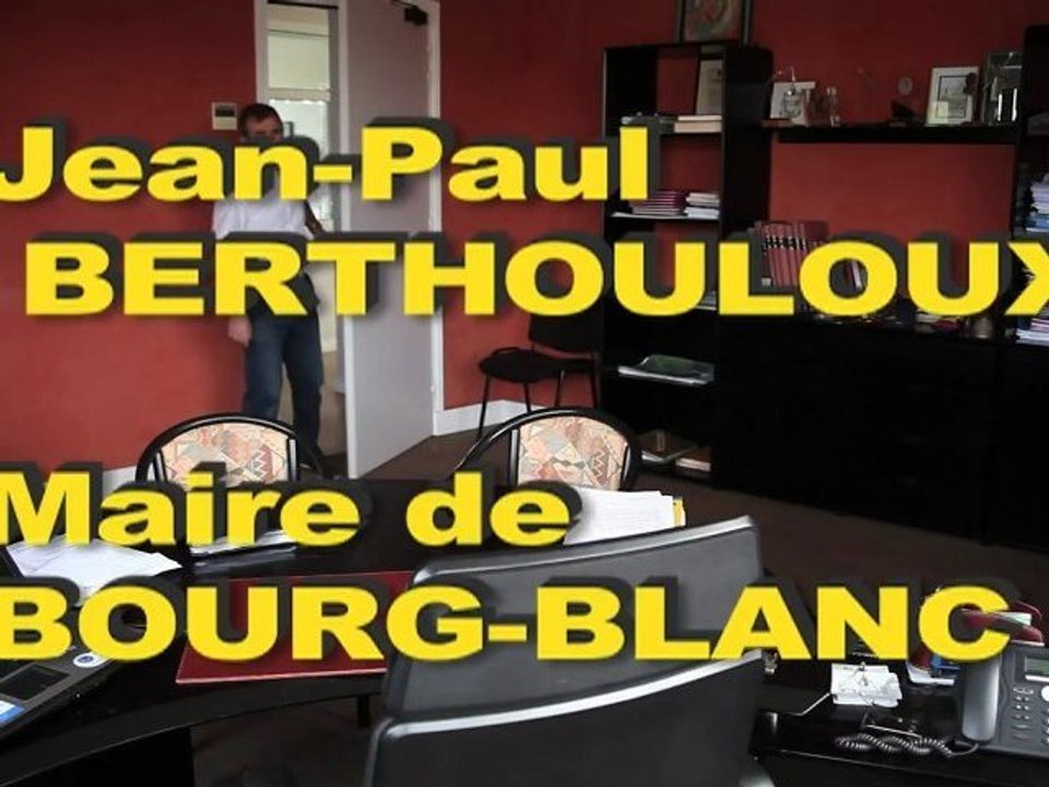 Jean-Luc Bleunven - Soutien : Jean-Paul Berthouloux, Maire de Bourg-Blanc