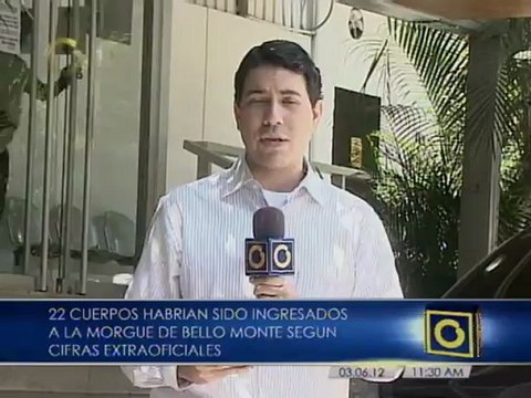 Extraoficial: Al menos 22 cadáveres han ingresado a la morgue de Bello Monte en las últimas 24 horas