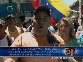 Comerciantes de Catia se mantienen en vigilia para evitar ser expropiados