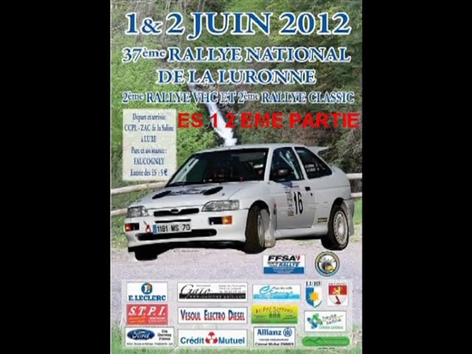 37 EME RALLYE DE LA LURONNE ES 1 2EME PARTIE