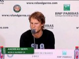 French Open: Seppi: Auf dieser Leistung aufbauen