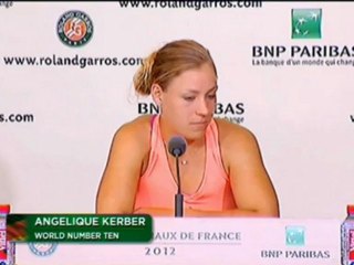 Roland-Garros – Kerber : “Pas mon meilleur match”