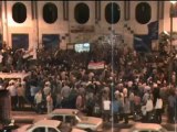 تظاهر الآلاف فى ميدان الأربعين بالسويس