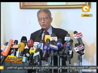 عمرو موسى يرفض خلط الدين بالسياسة وعودة النظام السابق