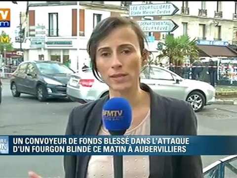 Un convoyeur de fonds blessé dans l'attaque d'un fourgon blindé à Aubervilliers